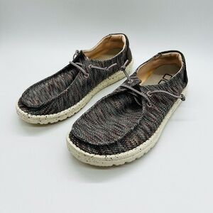 HEY DUDE WOMEN’S WENDY SOX CASUAL SHOES SIZE 9 ANTIQUE ROSE